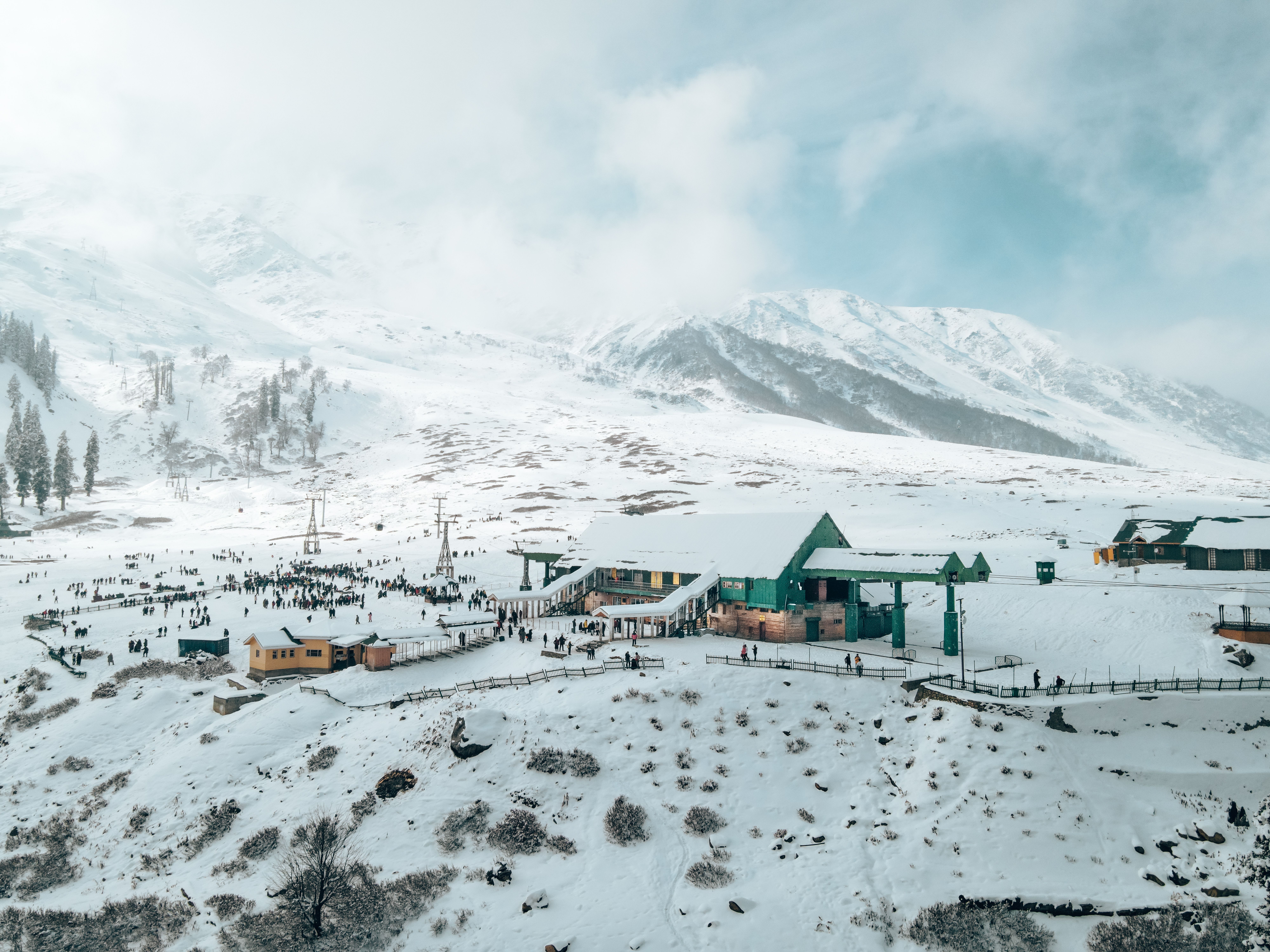 Mountain scenery of Gulmarg, Kashmir